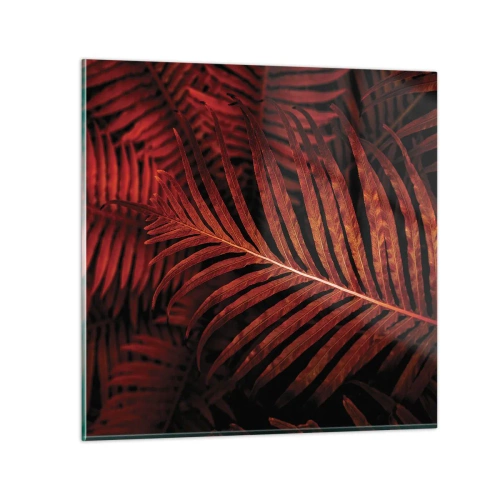 Üveg kép - Az élet vörös színe - 60x60 cm