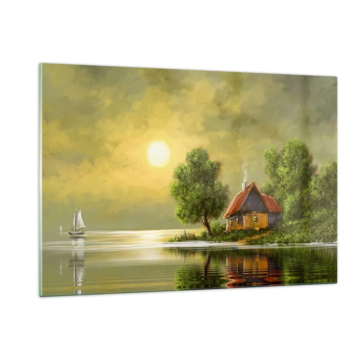 Üveg kép - Gyönyörű, mint egy képen - 120x80 cm