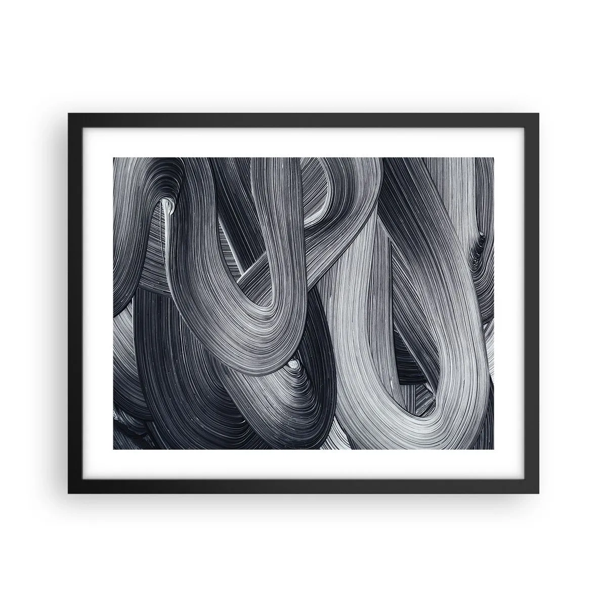 Poszter fehér keretben - A valóság folyékonysága - 50x40 cm