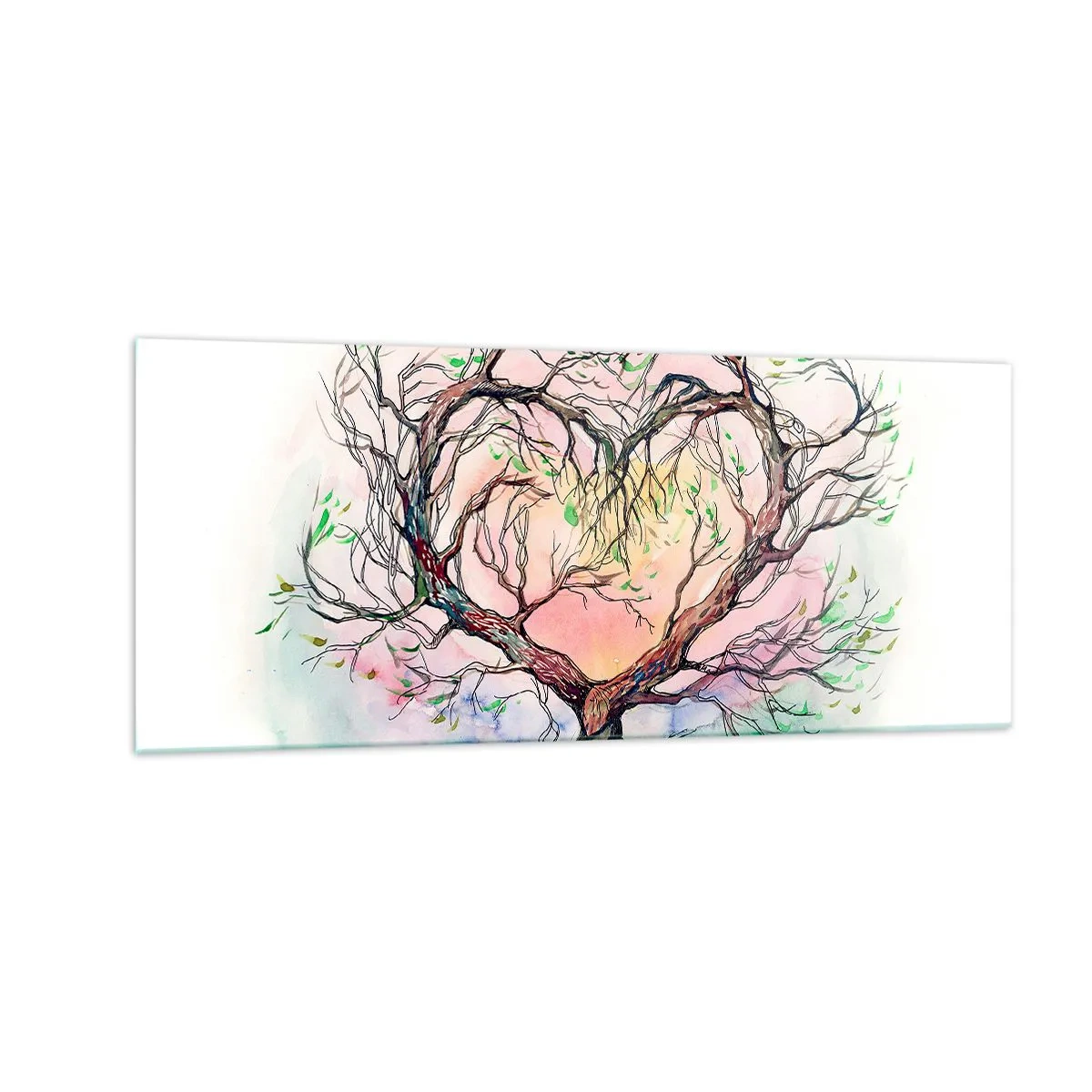 Üveg kép - Együtt a viharok ellen - 100x40 cm