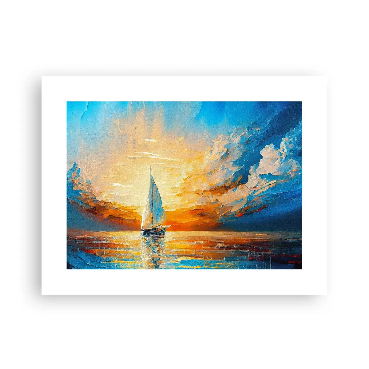 Poszter - Aranyban vitorlázva - 40x30 cm