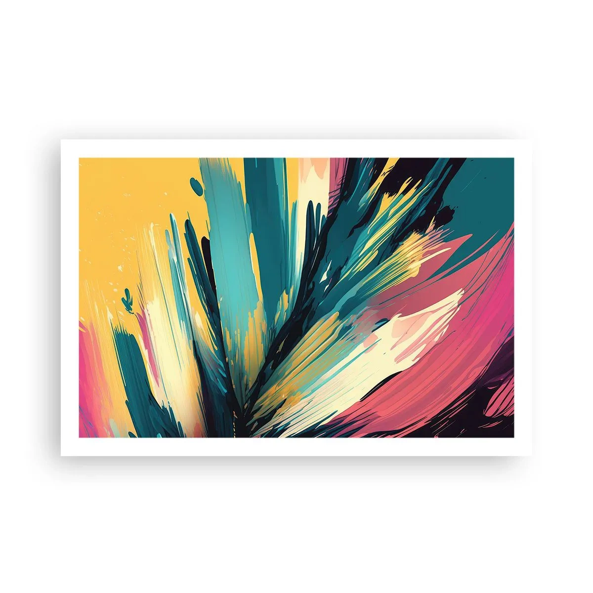 Poszter - Kompozíció - az öröm robbanása - 91x61 cm