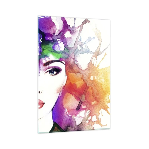 Üveg kép - Fejjel a felhőkben - 80x120 cm