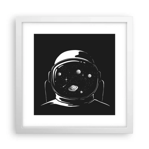 Poszter fekete keretben - Szép kilátás - 30x30 cm