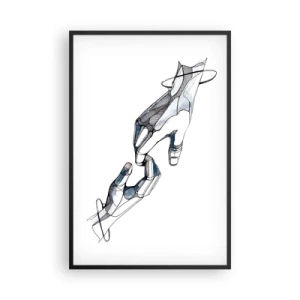 Poszter fehér keretben - Szép gesztus - 61x91 cm