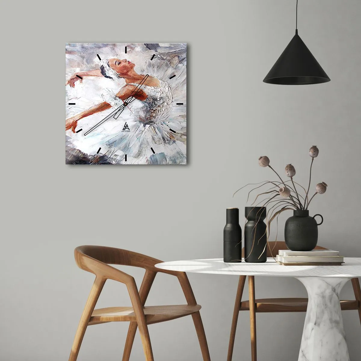 Falióra, Óra - Finom és könnyű, mint a tüll - 30x30 cm