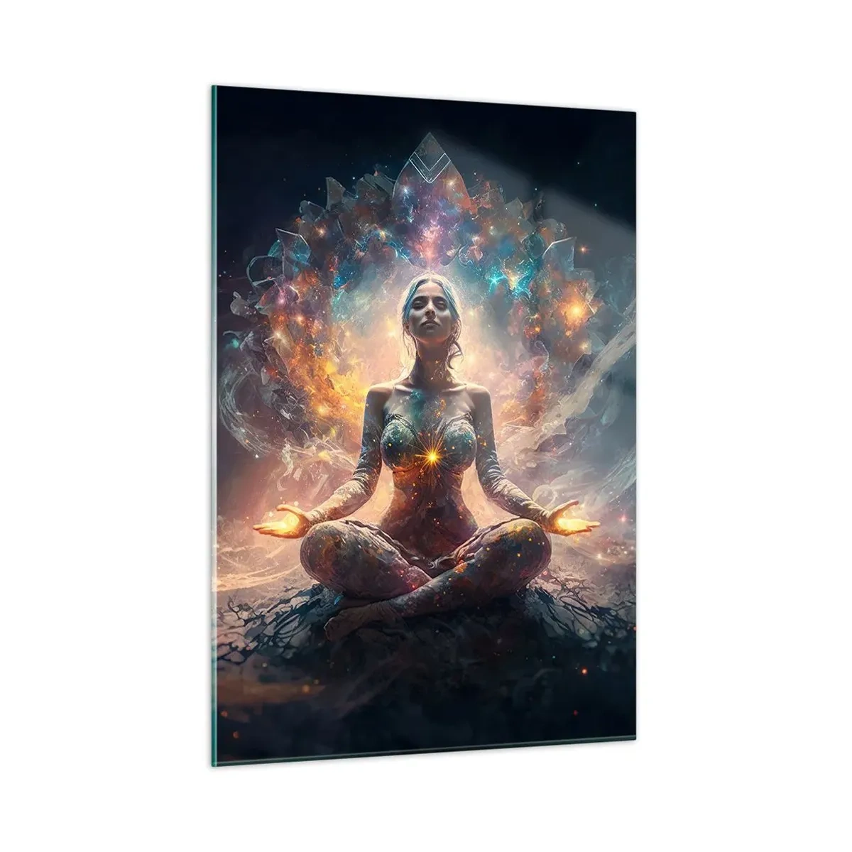 Üveg kép - A jó energia áramlása - 50x70 cm