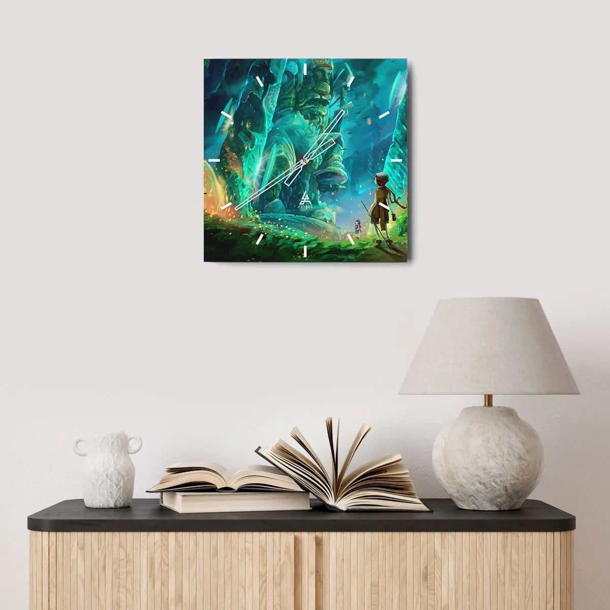 Falióra, Óra - A nagy mesekönyvből - 30x30 cm