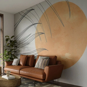 Fotótapéta Premium Canvas - Mindig a nap felé - Nap, Minimalizmus, Darab - 150x105 cm