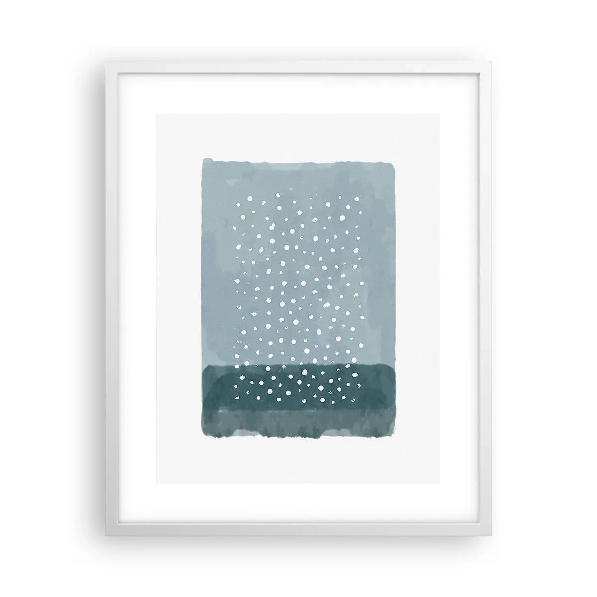 Poszter fekete keretben - Kéken nőtt - 40x50 cm