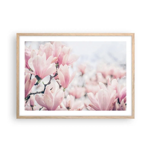 Poszter világos tölgy keretben - A finomság eszménye - 70x50 cm