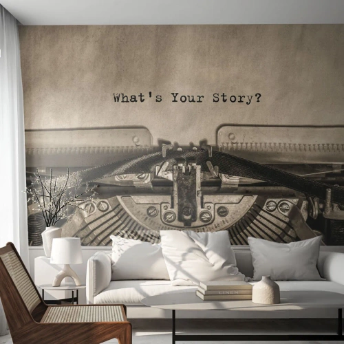Fotótapéta Premium Canvas - Meséld el - Habosító gép, Szüret, Retro - 100x70 cm