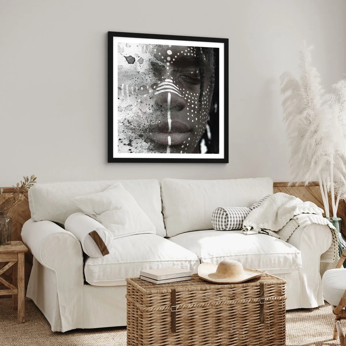 Poszter fehér keretben - Fedezd fel az eredeti szellemet - 30x30 cm