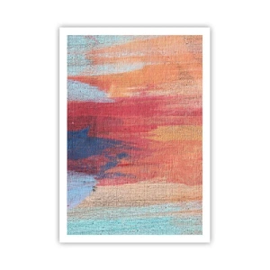 Poszter - Szivárványon  kiúszva - 70x100 cm