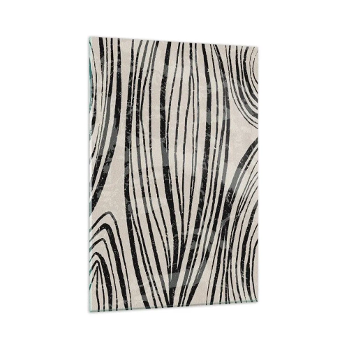 Üveg kép - Vonalak csobbanása - 80x120 cm