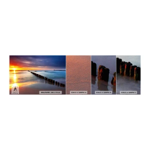 Fotótapéta Minta Premium Canvas - Halgasd a csendet - Tájkép, Napnyugta, Strand - 100x30 cm