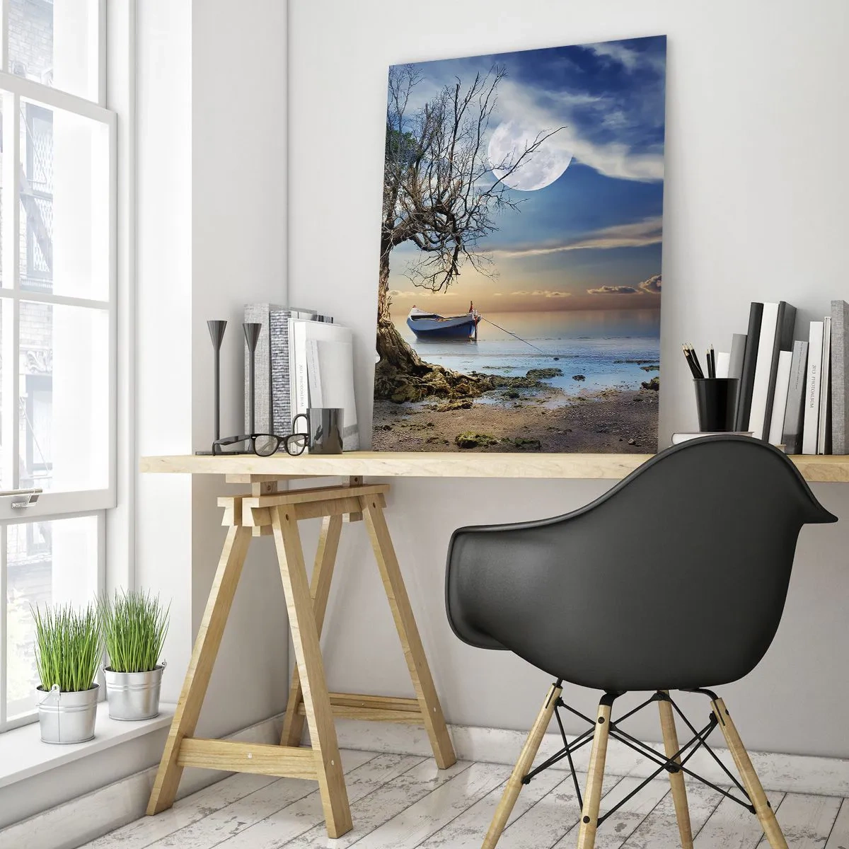 Üveg kép - Ez a vég vagy a kezdet? - 50x70 cm
