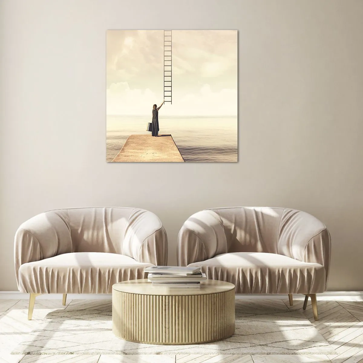 Üveg kép - Varázslatos utazás - 60x60 cm