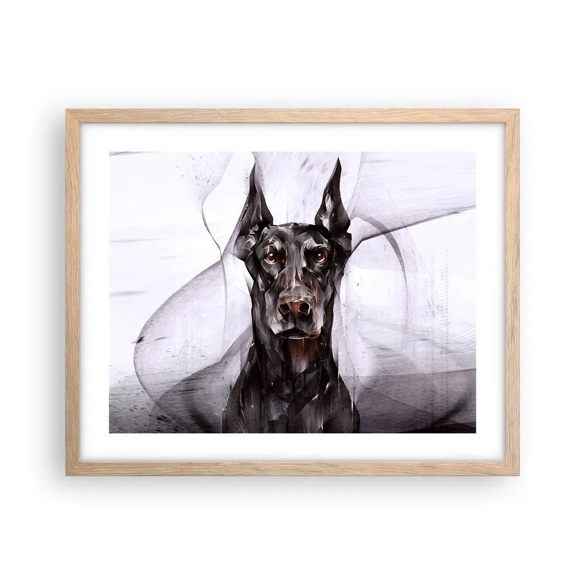 Poszter világos tölgy keretben - Nemes születésű - 50x40 cm