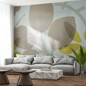 Fotótapéta Premium Sand - Kompozíció a napsütésben - Boho, Virágok, Minimalizmus - 100x70 cm