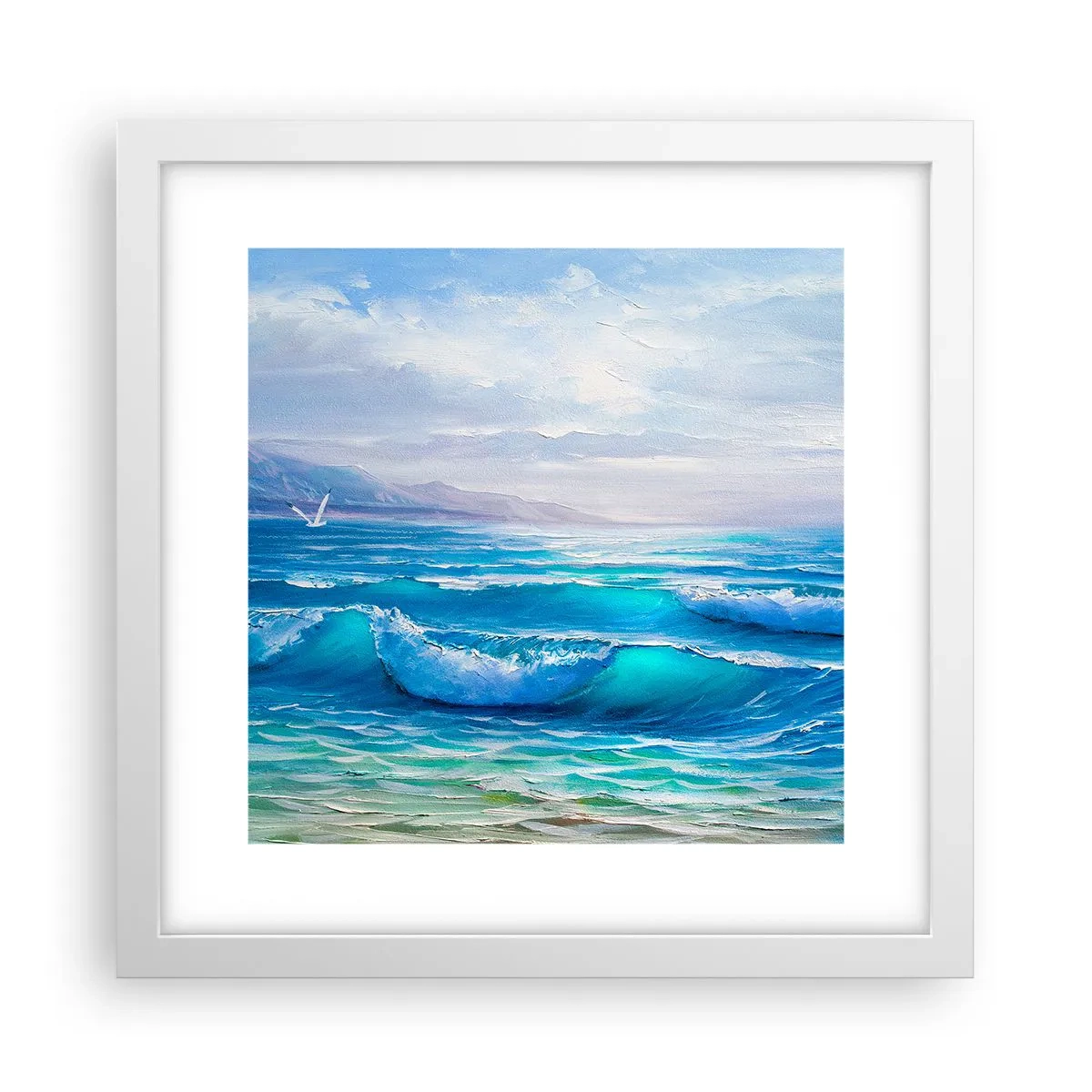 Poszter fekete keretben - Megkönnyebbülést hoz - 30x30 cm