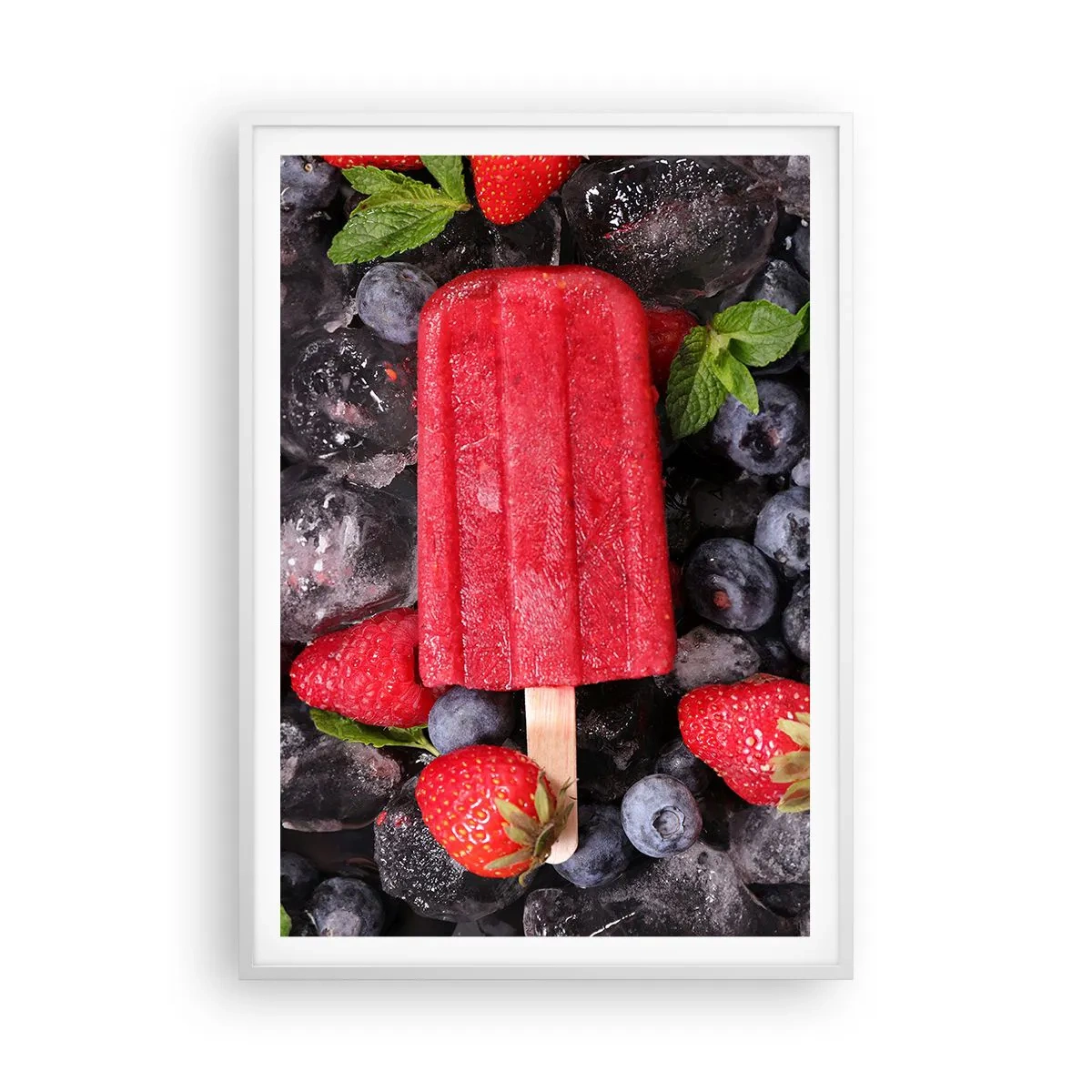 Poszter fekete keretben - A forró nyár íze - 70x100 cm