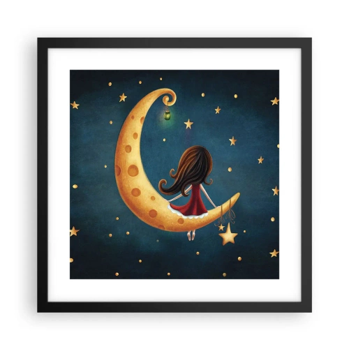 Poszter fehér keretben - Egyszer volt… - 40x40 cm