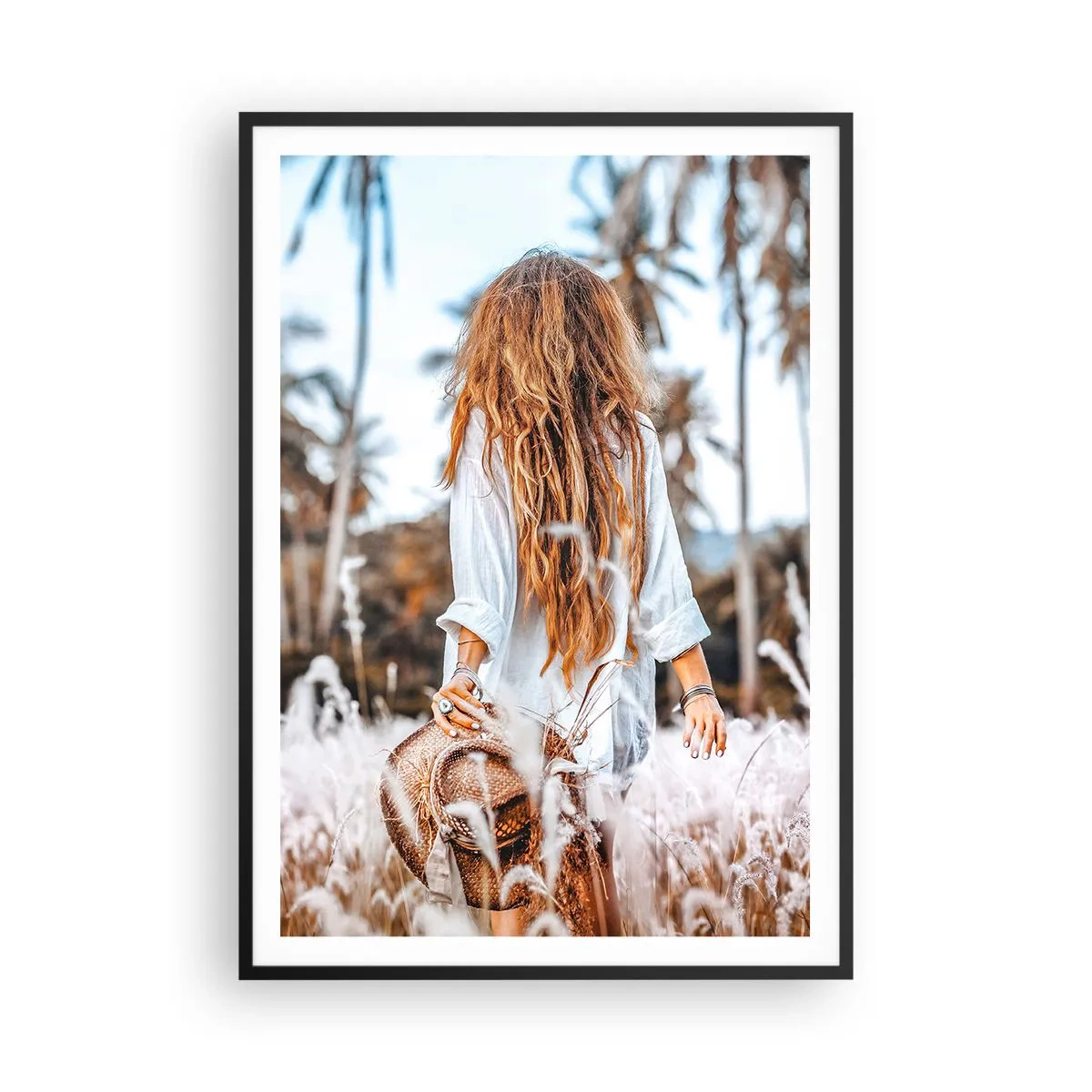 Poszter fehér keretben - Fűbolyhból született - 70x100 cm