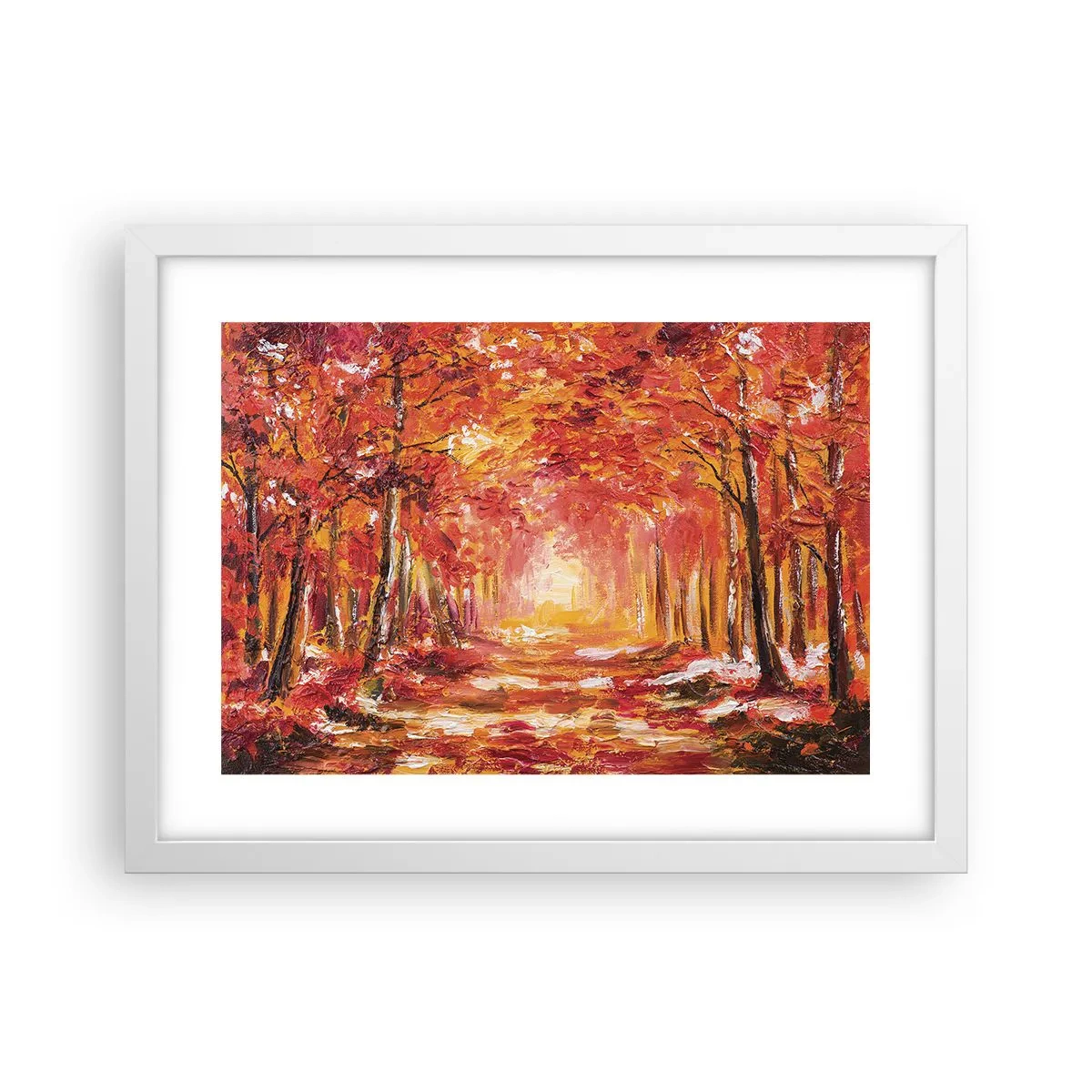 Poszter fekete keretben - Rézerdő - 40x30 cm