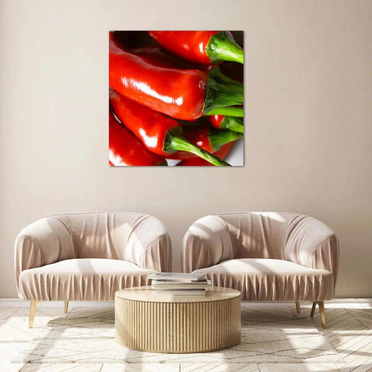 Üveg kép - Lédús, fényes, sima - 40x40 cm