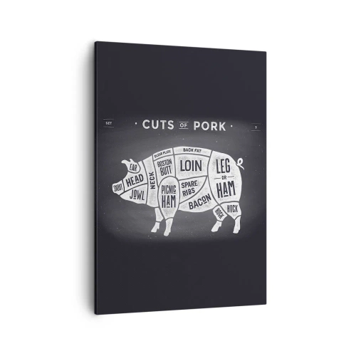 Vászonkép - Mészáros ábécéskönyve - 50x70 cm