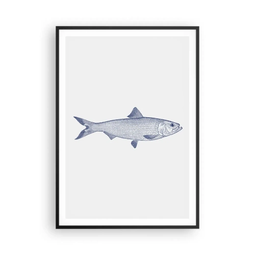 Poszter fehér keretben - Üdvözlet az északi tengerektől - 70x100 cm