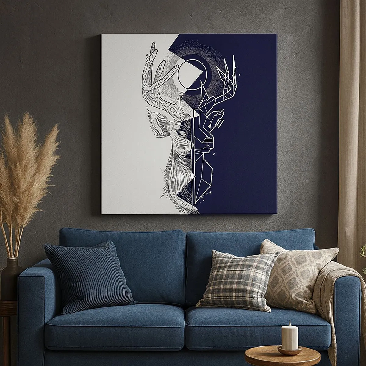 Vászonkép - Az ellentétek harca és egysége - 30x30 cm