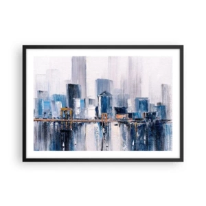 Poszter fehér keretben - New York-i benyomás - 70x50 cm