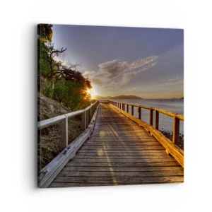 Vászonkép - Menj, menj a nap felé - 30x30 cm