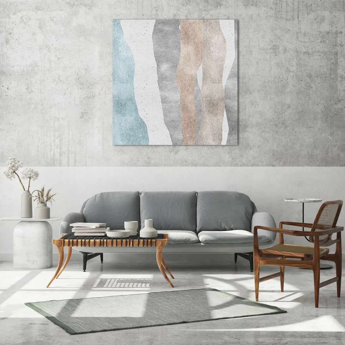Üveg kép - A meghittség tanulmánya - 60x60 cm