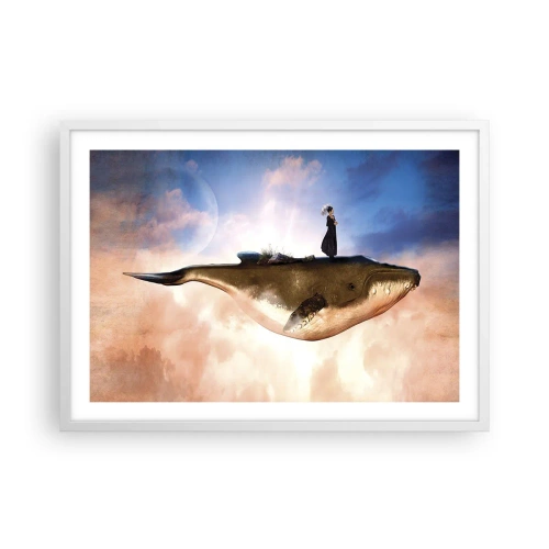 Poszter fekete keretben - Legeslegreálisabb utazás - 70x50 cm