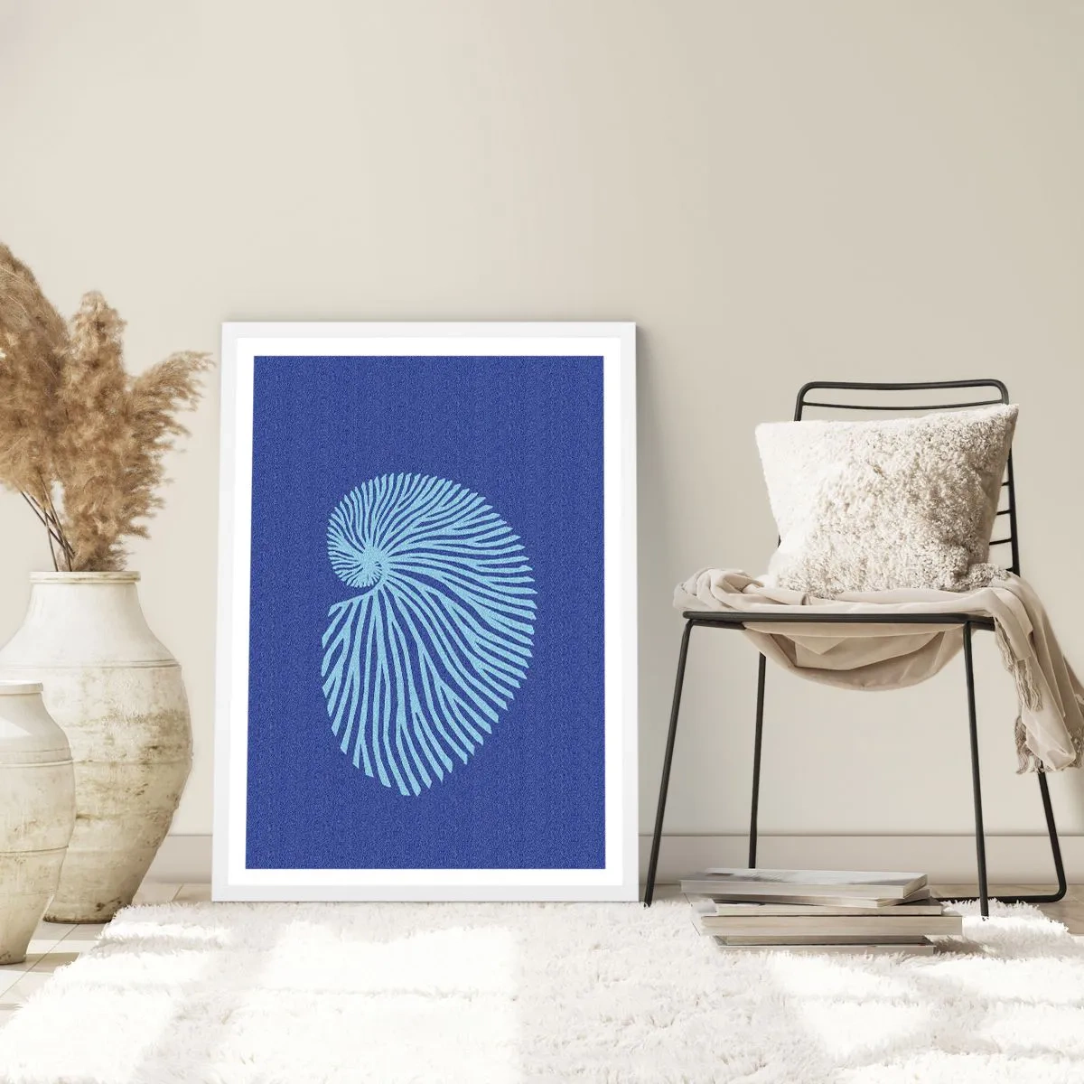 Poszter fekete keretben - Egy kagyló születése - 61x91 cm