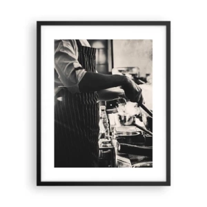 Poszter fehér keretben - Az ízek alkímiája - 40x50 cm