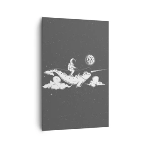 Vászonkép - Űrlovas - 80x120 cm