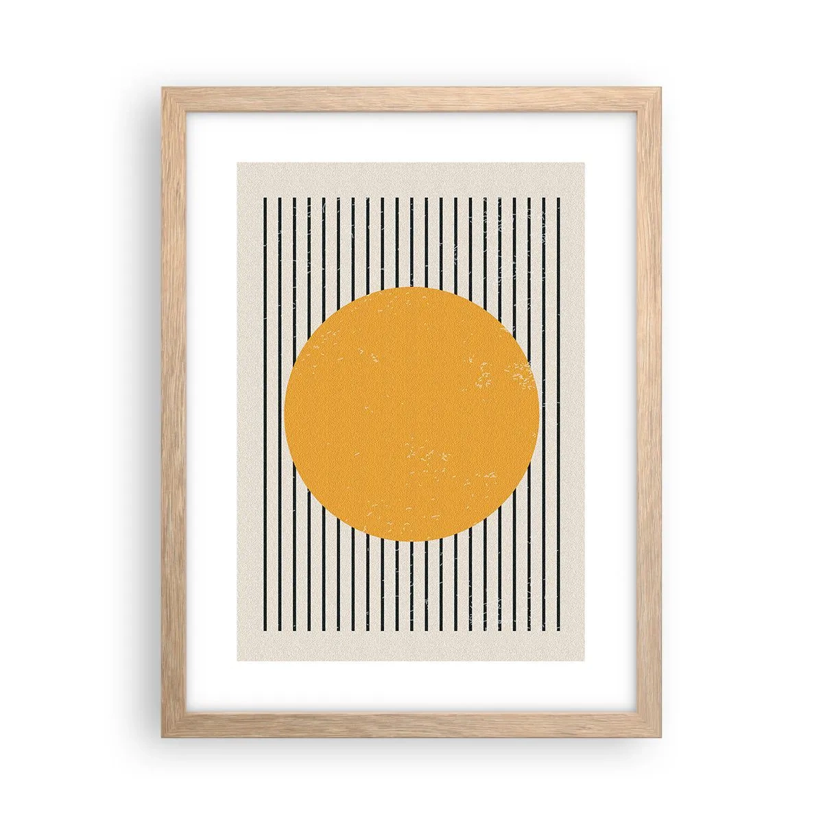 Poszter világos tölgy keretben - Az egyszerűség ereje - 30x40 cm