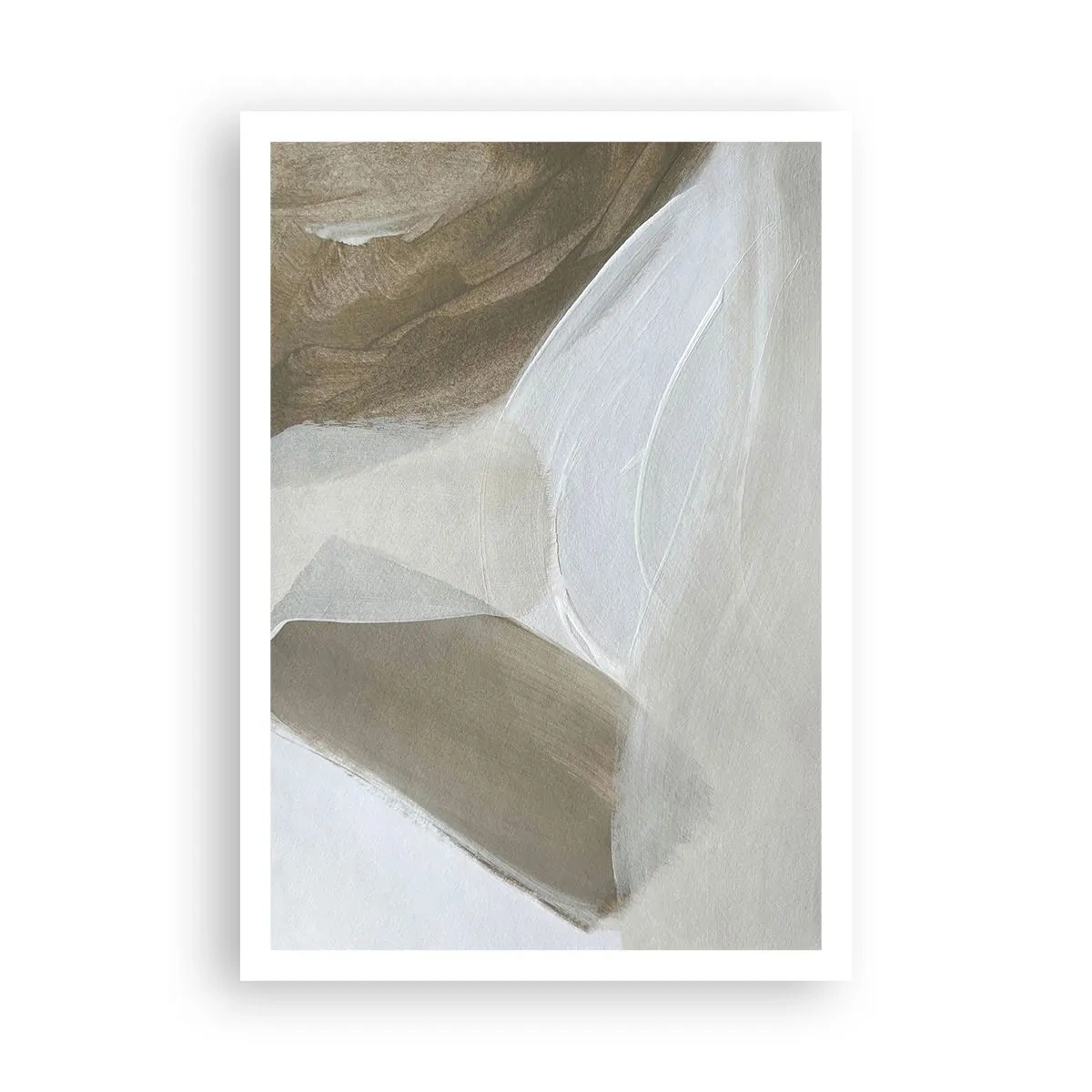 Poszter - Fehér hullámai - 70x100 cm