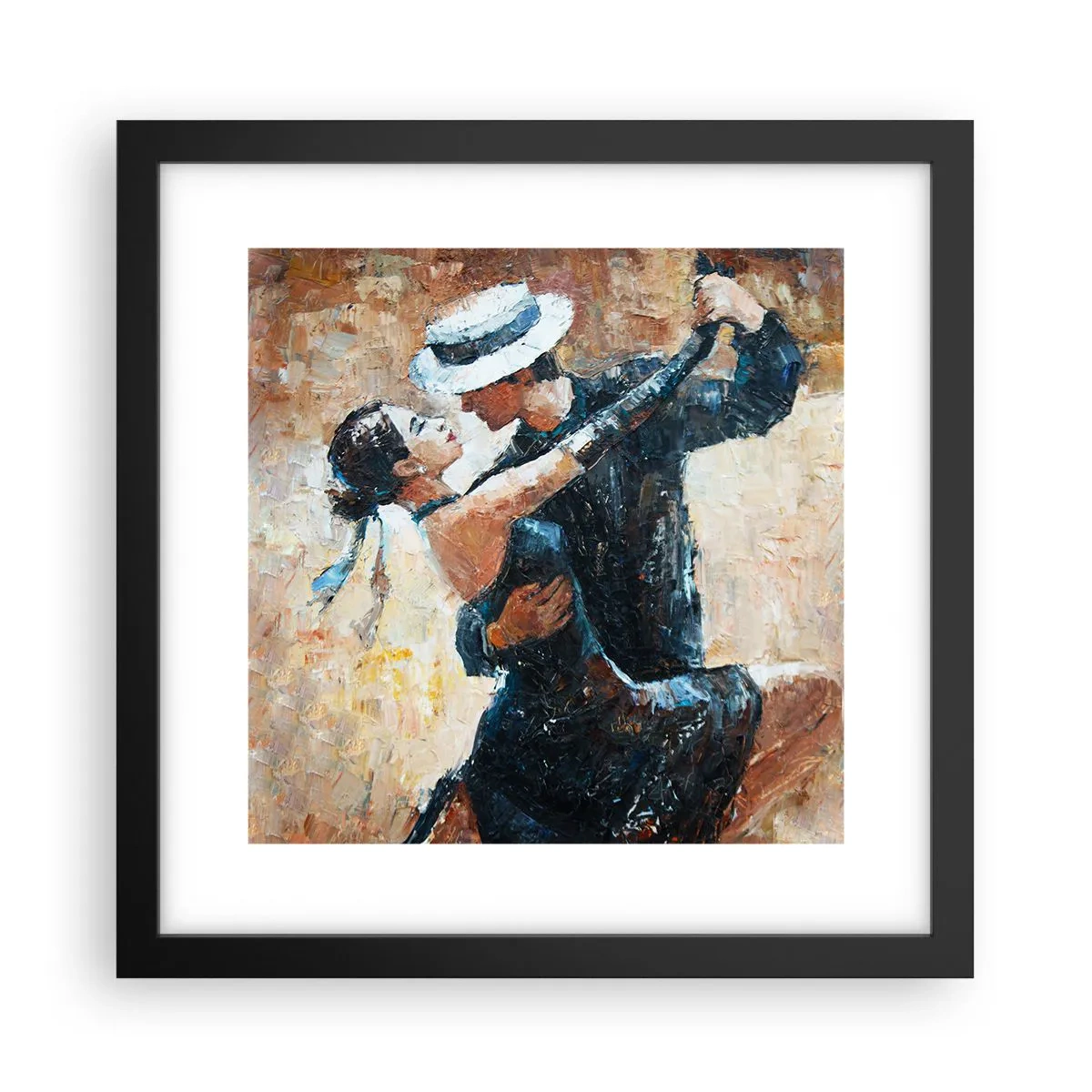 Poszter fehér keretben - A la Rudolf Valentino - 30x30 cm