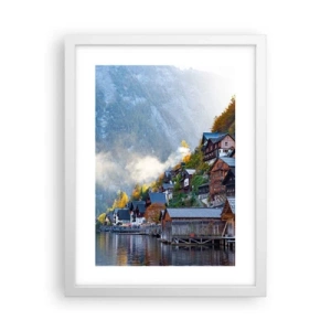 Poszter fekete keretben - Alpesi éghajlatra - 30x40 cm