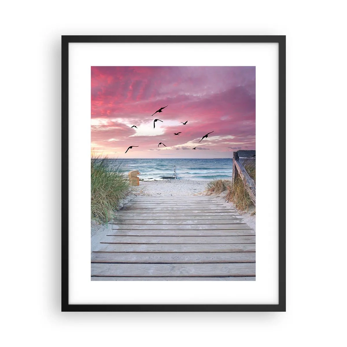 Poszter fehér keretben - Balti impresszió - 40x50 cm