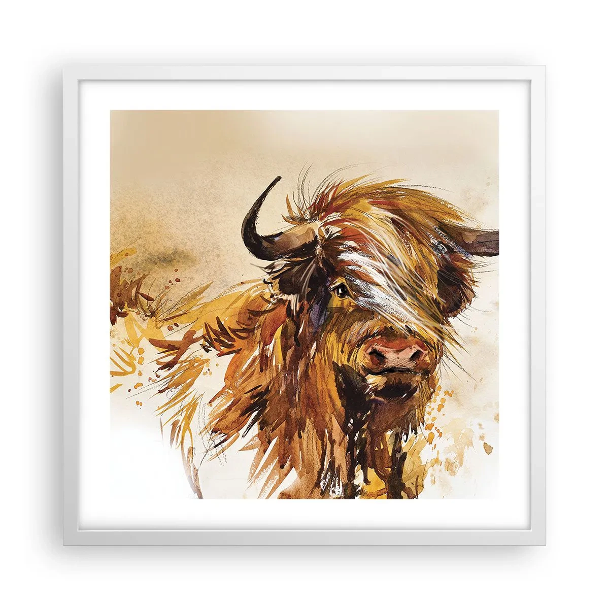 Poszter fekete keretben - A vadász büszkesége - 50x50 cm