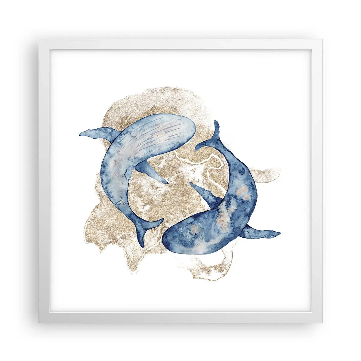 Poszter fekete keretben - Barátság vagy szerelem? - 40x40 cm