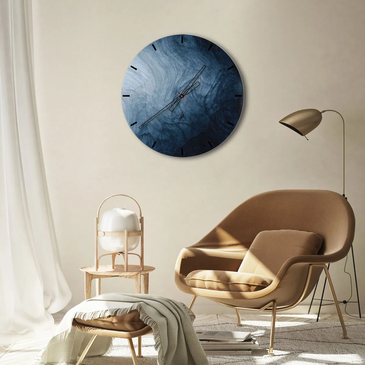 Falióra, Óra - Mélyrenyúlás - 40x40 cm