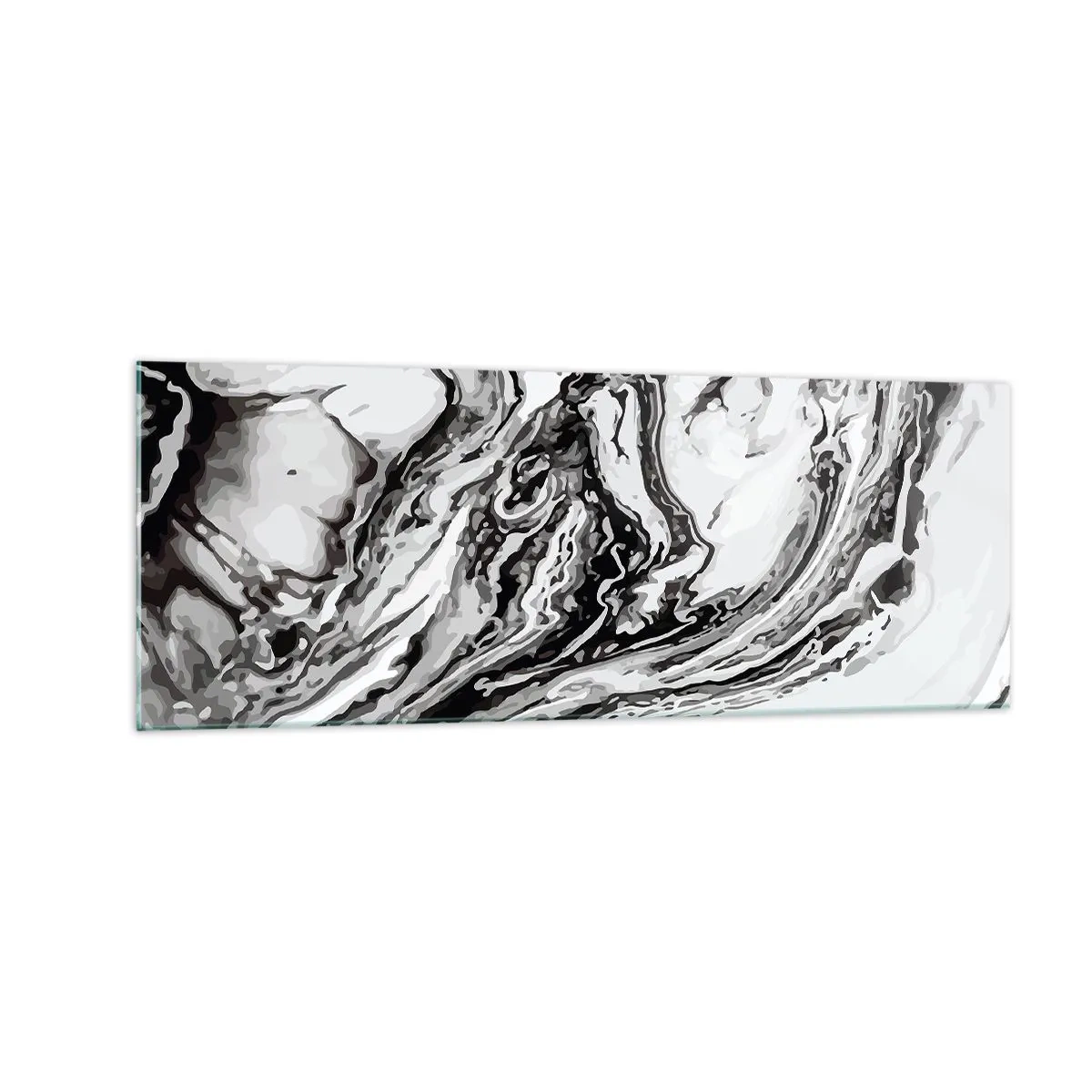 Üveg kép - Kezdetben káosz uralkodott - 140x50 cm