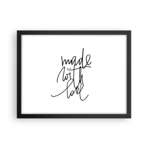 Poszter fehér keretben - A legjobb márka - 40x30 cm